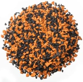 Fast Patch Poured-in-Place Surfacing Repair Kit Fix Rubber Playground (Orange/Black, Small)