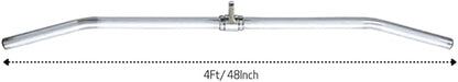 Body-Solid Home Gym Tools MB148A Aluminum LAT Pulldown Bar Attachment for Pulley Cable Machine - Straight Arm Lat Pull Down Bar Accessories for Gyms, Strength Workout Equipment, Muscle Building
