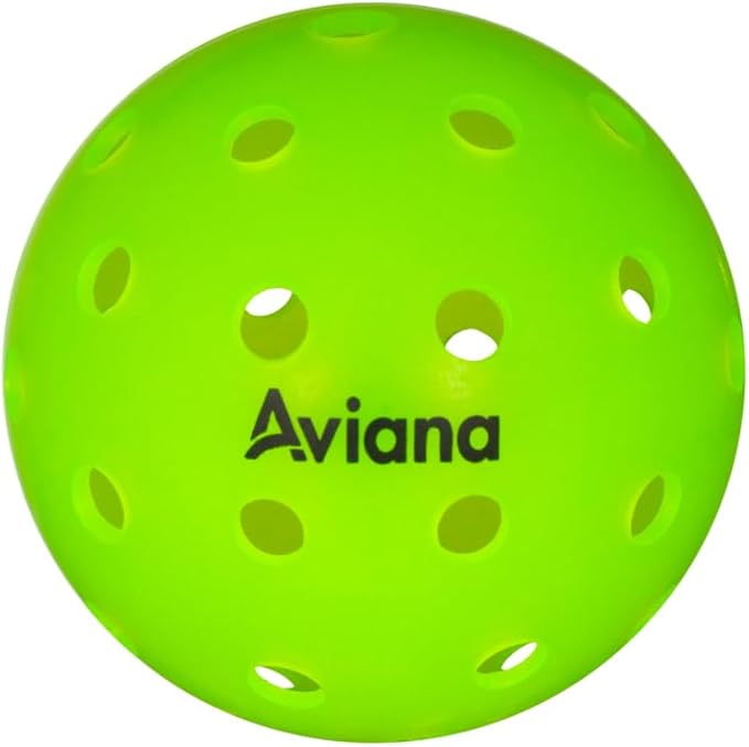 Pickleball Balls 40 Holes Premium Outdoor Pickleball Balls | 3, 6,12 Packs USAPA Approved Tournament and Competition Ball | Consistent Bounce, Suitable for All Competition Neon