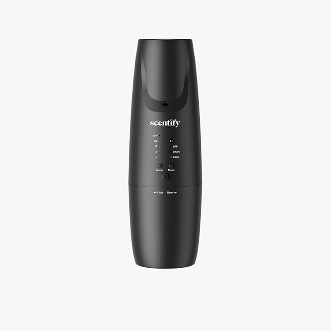 Scentify Plug-in Diffuser V2 - for Home, Office, Spa - Aromatherapy Bluetooth App Control - Waterless Quiet Aroma Essential Oil - 800 sq. ft - 100ml Bottle