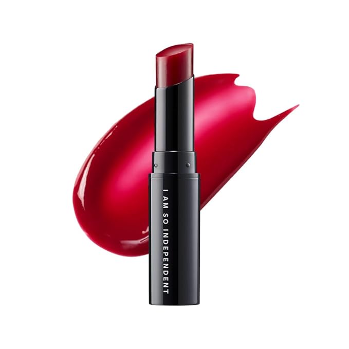 ISOI Bulgarian Rose Lip Treatment Balm (Pure Red) – Tinted & Hydrating Lip Gloss for Dry Lips, Korean Skincare (0.18 oz, 5g)