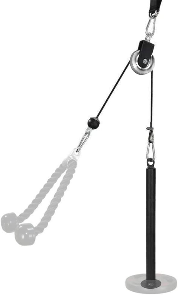 ZJchao Pulley System Gym, Fitness Pulley Cable System Cable Pulley System Gym Pulley System for Home Gym Cable Pulley System Home Gym for Gym Equipment, Ladder Lift, DIY Home Projects
