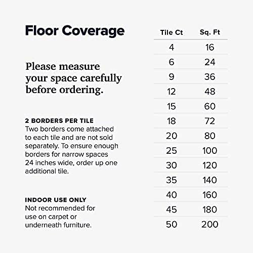 We Sell Mats – ½ Inch Thickness Multipurpose EVA Foam Floor Tiles – Interlocking Floor Mat for Indoor Gym, Playroom, and Home Use