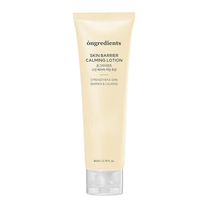 ONGREDIENTS Skin Barrier Calming Lotion | Lightweight Moisturizer for Dry, Sensitive Skin | Centella, 9-Peptide Complex, Glucose, Soothing, Calming, Hydrating | Vegan, Korean Skin Care (2.70 fl Oz)
