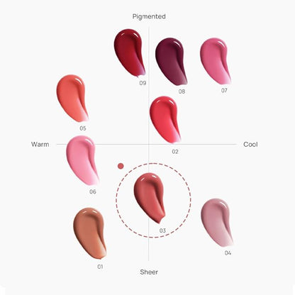 Moist Ampoule Blusher with 50% Moisture Essence | Hydrating & Long-Lasting Blush | 0.68fl.oz (9 Shades) (Rose Brown)