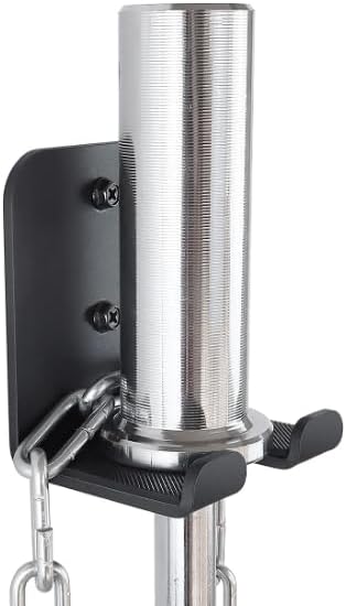 Barbell Rack Single Hook Wall Mount Heavy Duty Vertical Barbell Holder Weight Bar Holder for Olympic Barbell, Curl bar, Commercial or Home Gym Accessory
