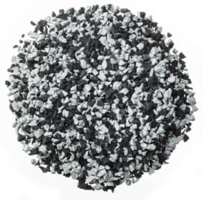 Fast Patch Poured-in-Place Surfacing Repair Kit Fix Rubber Playground (Gray/Black, Small)