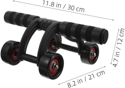 SUPVOX 1PC Abdominal Muscle Exercise Wheel for Home Gym Skid Handle Up to Weight Bearing for Upper Body Workouts Suitable for Beginners to Pros