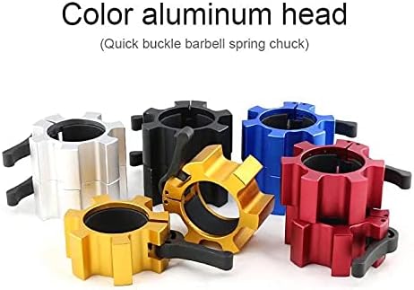 Metal Olympic Barbell Clamps 2inch Heavy Duty Exercise Collars,Weight Clips for 2" Barbell,Quick Release Weight Clamps for Weightlifting, Olympic Lifts Strength Fitness Training 1 Pair