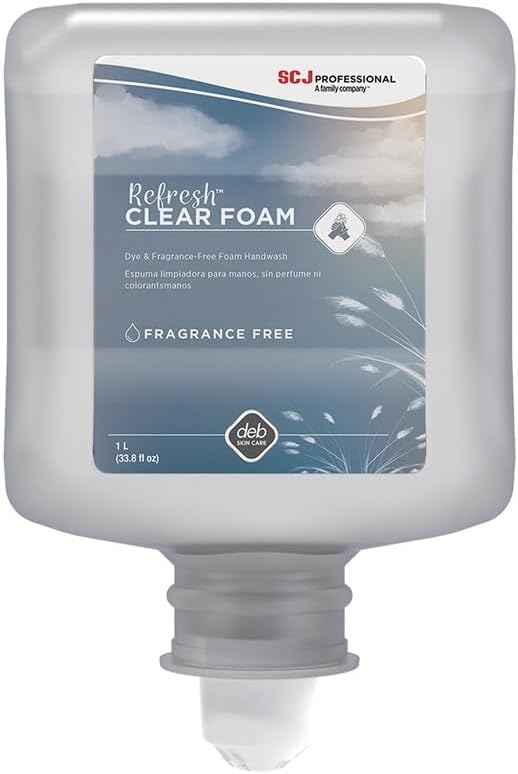 SC Johnson Professional REFRESH CLEAR FOAM HAND SOAP 1 LITER, 6 PACK