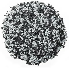Poured-in-Place Surfacing Repair Kit Fix Rubber Playground (Gray/Black, XL)