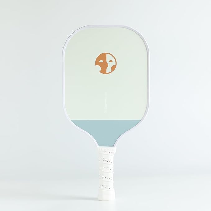 HELIOS Beginner Pickleball Paddle Set of 2 | Includes Slate & Misty Paddles | Particle-Printed Carbon Fiber with 13mm Reactive Core | 8oz, Ideal for Beginners | USAP Approved