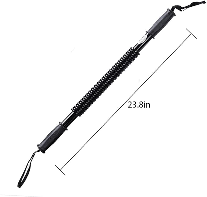 Boshen Power Twister Bar for Arm Upper Body Strength Training Workout Heavy Duty Arm Builder 44lbs/66lbs/88lbs/110Ibs for Choice