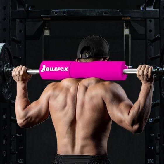 AGILEFOXX Barbell Pad - Squat Pad-Hip Thrust Foam Pad, Comfort & Safety for Strength Training