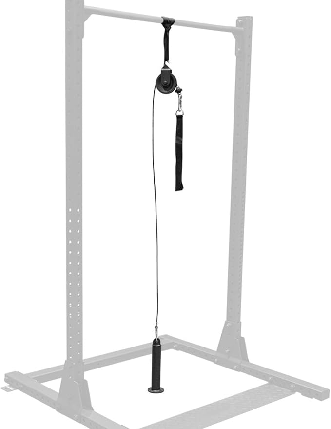 Body-Solid High Pulley Attachment - Ideal for Home Gym, Strength Training, Weight Machines Workout Equipment for Curls, Presses, Pulls and Other Cable Exercises to Work The Arms, Back and Shoulders