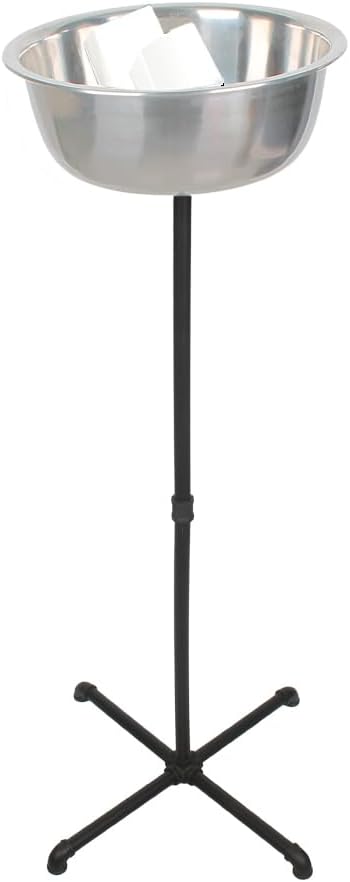 Portable Gym Chalk Stand,Freestanding Holder Gym Chalk Bowl,Stainless Steel Chalk Bowl,Gym Chalk Holder,Suitable for All Kinds of Sports Venues