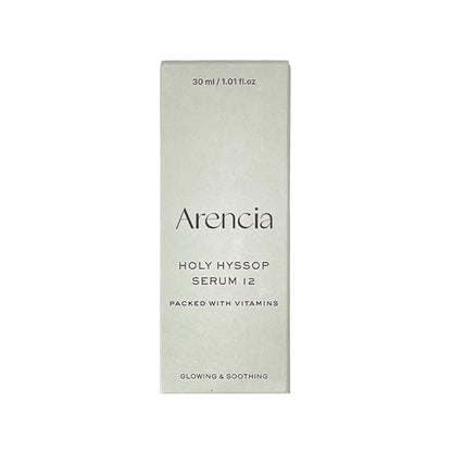 Hyssop Glow Serum, 10% Niacinamide, 12% Vitamin A,C,E - Hydrating, Moisturizing, Anti-Aging Serum for Korean Glass Skin