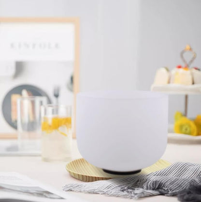 7inch 8inch 9inch Crystal singing bowls set sound bowl for healing Mindfulness, Meditation, Yoga, Spiritual and Body Healing Chakra Bowl (E note (Solar Plexus), 7 inch)