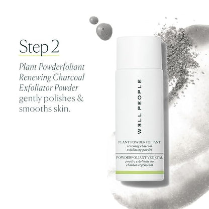 Well People Plant Power Skincare Starter Mini Set, Step-by-Step Skincare Kit For Cleansing, Hydrating, Exfoliating & Nourishing, Vegan & Cruelty-free