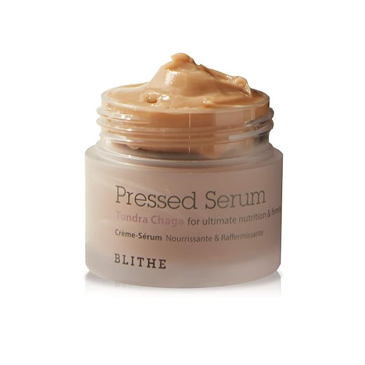 BLITHE Pressed Serum Chaga Mushroom - Advanced Skin Tightening Cream for Face, Face Tightening and Lifting Formula for a Natural Face Lift 0.91 fl oz