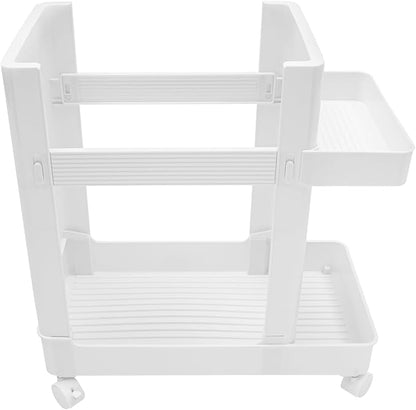 Yoga Mat Storage Rack with Wheels, Weight Cart Stand Small Gym Racks Yoga Racks, Storage Organizer Home Gym Equipment for Homes, Gyms, Schools (White)