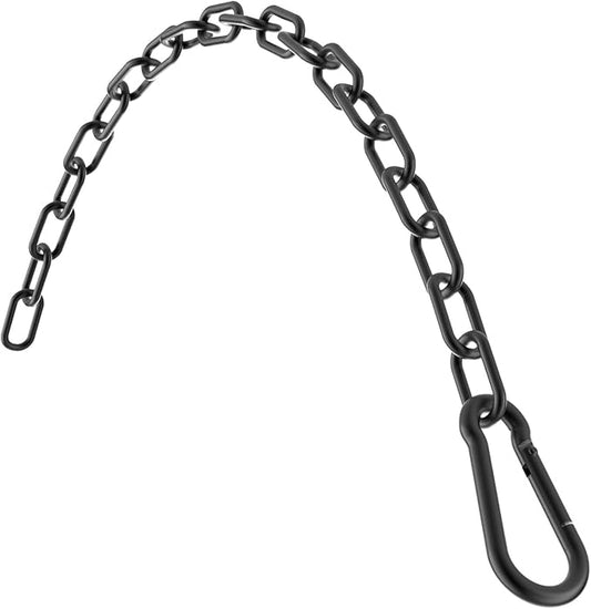 23.6" Gym Fitness Cable Extension Chain, 304 Stainless Steel Cable Machine Extension Accessory, Workout Chain for Home Gym Replacement, Weight Lifting, Triceps Exercise