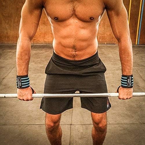 WOD Nation Wrist Wraps for Weightlifting & Strength Training – Professional Gym Straps w/Thumb Loop for Men & Women