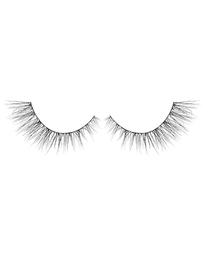 Onlyall Natural Lashes Wispy Lashes Natural Look False Eyelashes Natural Flared Eyelashes False Eye Lashes Soft Fluffy Lashes 7 Pairs D1 Natural (6-13MM)