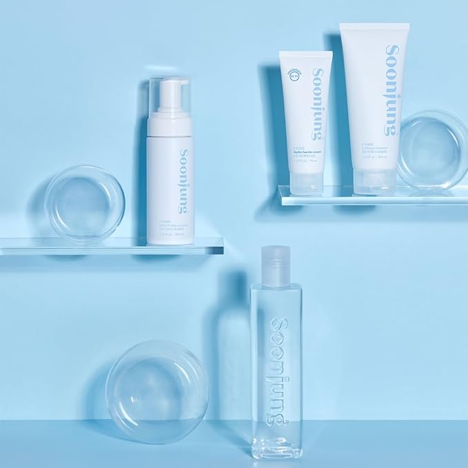 ETUDE Soonjung Hydro Barrier Cream Tube Type, Face Moisturizer for Sensitive Skin, Moisturizing and Soothing Cream, 92.2% Hydrating Ingredients, Low pH Level 5.5, Korean Skin Care, Beauty (2.53 Fl Oz)