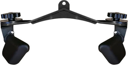 KORIKAHM Adjustable Lat Pull down Bar, Cable Machine Attachments for Gym, Home Gym Fitness T-bar Row Pulldown Attachments, Lat Pull Down Machine Wide Grip Neutral Grip Handle