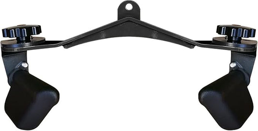 KORIKAHM Adjustable Lat Pull down Bar, Cable Machine Attachments for Gym, Home Gym Fitness T-bar Row Pulldown Attachments, Lat Pull Down Machine Wide Grip Neutral Grip Handle