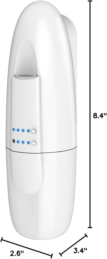 Plug In Scent Air Machine for Home, Waterless Aroma Diffuser for Essential Oils 100ml/500 Sq.Ft, Portable Fragrance Diffuser with Cold-Air Diffusion Tech for Large Room, Office, Spa (White)