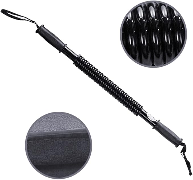 Boshen Power Twister Bar for Arm Upper Body Strength Training Workout Heavy Duty Arm Builder 44lbs/66lbs/88lbs/110Ibs for Choice