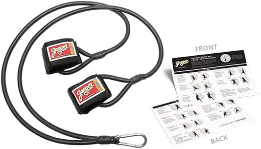 Jaeger J-Bands Resistance Bands for Pitchers. Baseball & Softball Pitching Trainer and Arm Trainer. Pitching Bands for Throwing. Training Equipment with Laminated Instruction Sheet