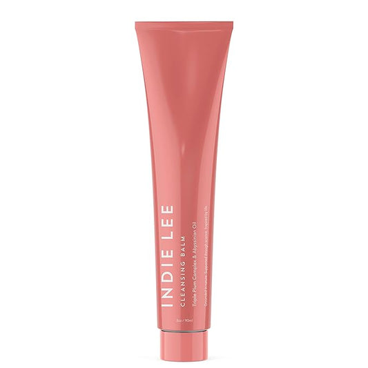 Indie Lee Cleansing Balm Makeup Remover - Oil Based Cleanser with Vitamin C, Kakadu Plum & Acerola Fruit to Melt Away Makeup & SPF, Boost Skin Radiance & Reduce Visible Signs of Aging (90ml)