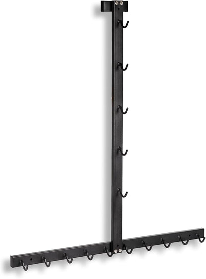 LAT Pulldown Attachments LAT Pull Down Bar Storage Rack for Mag Grip LAT Pulldown Machines Attachments Stand Cable Attachment Storage Rack for Home Gym and Gym Wall Storage