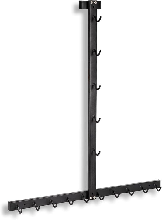LAT Pulldown Attachments LAT Pull Down Bar Storage Rack for Mag Grip LAT Pulldown Machines Attachments Stand Cable Attachment Storage Rack for Home Gym and Gym Wall Storage
