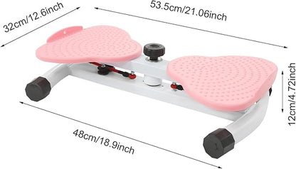 Waist Twister, Ab Machine with Resistance Bands,330 lbs Weight Capacity, Abs Workout for Slim Waist and Core Ab Exercise, Noiseless Home Gym Exercise Equipment for Women Men