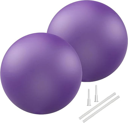 Soft Pilates Ball 9 Inch, Ideal Small Exercise Ball Between Knee Squeeze for Physical Therapy Yoga Core Medicine Abs Pt Bouncy, Mini Rubber Fitball Barre Workout Equipment for Women Men Kid Toddler