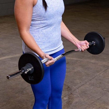 Body-Solid Standard Black Iron Weight Plate - Perfect for Strength Training, Home Gym, and Barbell Workouts - Fits 1" Bars