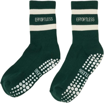 Crew Half Calf Grip Socks, Cutest Fruits Pilates Socks, Ruffle socks, Non-Slip, Barre Yoga Fitness