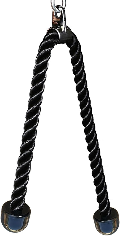 KORIKAHM Long Tricep Rope, Rope Pull Down Attachment 47 55 63Inch Length Long, Tricep Rope Cable Attachment, Tricep Pull Down Rope for Home Gym Pulley System,Cable Machine Attachment