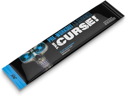JNX SPORTS The Curse! Pre Workout Powder for Men & Women, Caffeine, Beta-Alanine, Creatine, L-Citrulline, Sample Variety Pack, 5X 8g Samples – Boost Energy, Strength & Focus