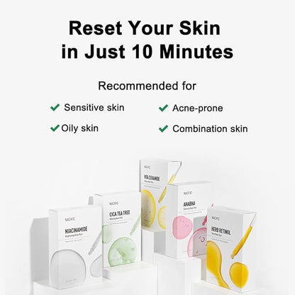 NACIFIC Face Masks Skincare Korean – Premium 10-Sheet Variety Pack for Ultimate Skin Nourishment – Hyaluronic Acid, Ceramide & Vitamin-Infused for All Skin Types