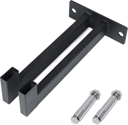 Olympic Barbell Hanger,Garage Gym Bar Wall Rack,Vertical Barbell Mount Rack, Gym Rack Organizer, Home Gym Accessories Hanger, Wall Mount Hooks for Olympic Barbells