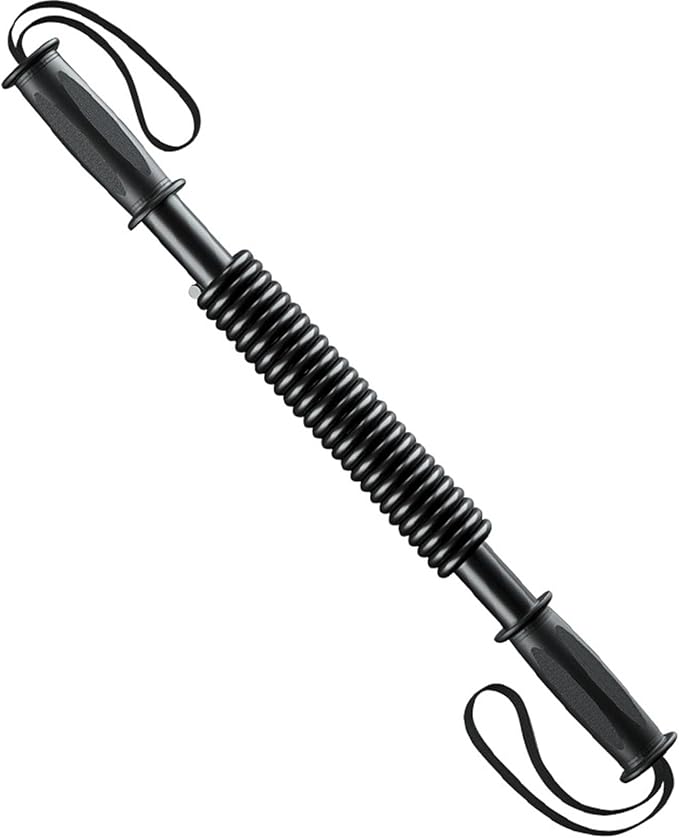Spring Power Twister Bar, Upper Body Exercise, Fitness Workout Equipment, Chest Expander Strength Training for Muscle Pulling