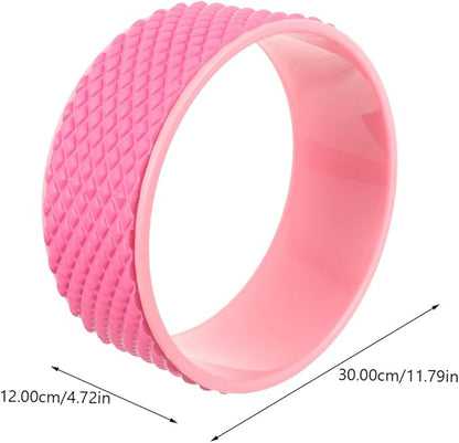 Yoga Wheel for Back Pain Relief Sturdy Foam Roller for Stretching and Massage 1 Piece Yoga Training Wheel for Fitness and Flexibility