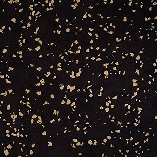 Playsafer Genaflex Lite Rubber 8mm Interlocking Tiles for Gym Flooring, Exercise Equipment, Exercise Areas - 20" X 20"