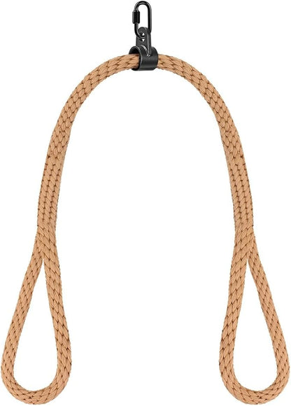 Kipika Tricep Rope 40 Inch - Heavy-Duty Nylon Gym Pull Down Rope for Cable Machine - Cable Machine Accessories for Home Gym - Cable Machine Attachments Pulley System