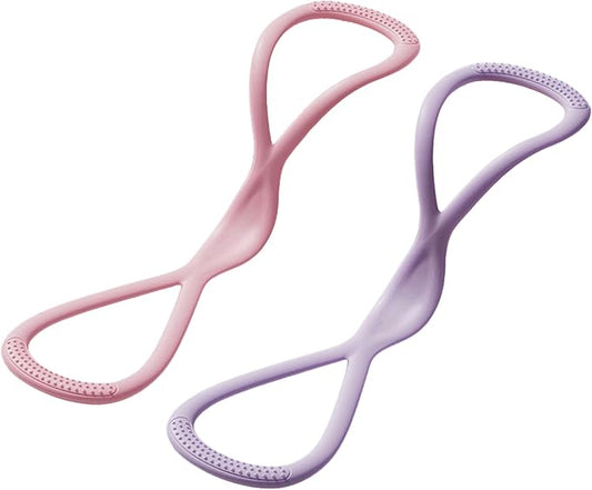 Figure 8 Resistance Band, Resistance Bands for Working Out, Arm Exercise Band for Women, Resistance Bands for Arms Back Stretch Training
